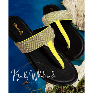 Archer- Yellow bling slides